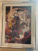 Poster Klimt encadré bords alu et vitrage. 65 cm x 85 cm, Antiquités & Art