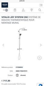 VITALIO JOY SYSTEM 260 SYSTÈME DE DOUCHE THERMOSTATIQUE, Enlèvement, Neuf