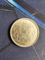ancienne pièce 5 francs belge léopold, Ophalen, Zo goed als nieuw