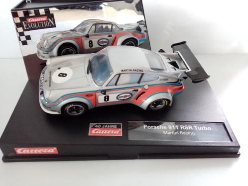 Carrera Evolution Porsche RSR Turbo Martini Racing Ref 25776, Kinderen en Baby's, Speelgoed | Racebanen, Zo goed als nieuw, Racebaan