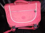 Rode en roze boekentas KIPLING stevig met veel vakken, Overige kleuren, Aktetas of Boekentas, Ophalen of Verzenden, 30 tot 40 cm