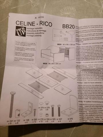Kinderbed Celine Rico beschikbaar voor biedingen