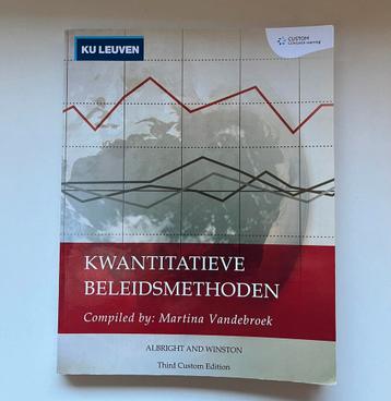 Kwantitatieve Beleidsmethoden - Martina Vandebroeck KUL beschikbaar voor biedingen