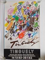 Tinguely - Grande affiche Palais des Beaux-Arts, Bruxelles, Antiquités & Art, Art | Lithographies & Sérigraphies, Enlèvement ou Envoi