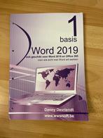 Word 2019 basique 1, Comme neuf, Enlèvement ou Envoi, Danny Devriendt