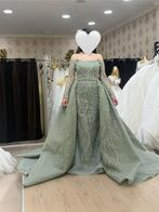 mintgroene trouwjurk, Kleding | Dames, Jurken, Autre, Ophalen of Verzenden, Zo goed als nieuw, Maat 34 (XS) of kleiner
