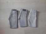 Pakket grijze skinny jeans maat 128, Kinderen en Baby's, Ophalen of Verzenden, Zo goed als nieuw, Jongen