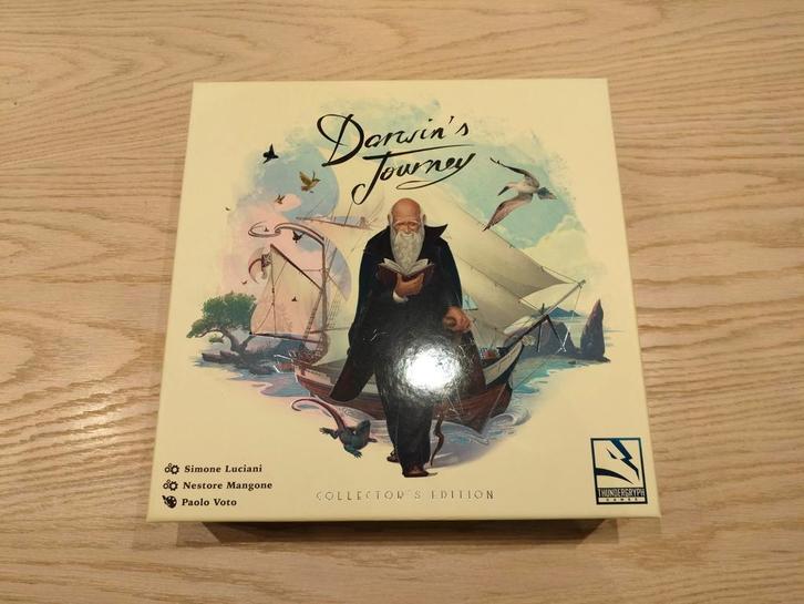 Darwin's journey collector edition + expansions, Hobby en Vrije tijd, Gezelschapsspellen | Bordspellen, Zo goed als nieuw, Ophalen of Verzenden