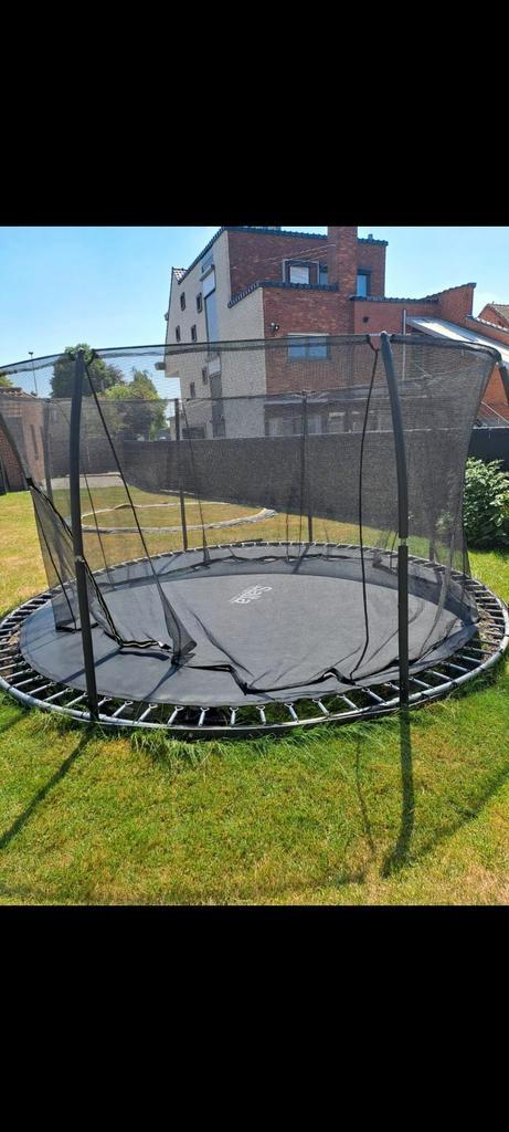 Salta inbouwtrampoline 4m., Kinderen en Baby's, Speelgoed | Buiten | Trampolines, Zo goed als nieuw, Ophalen