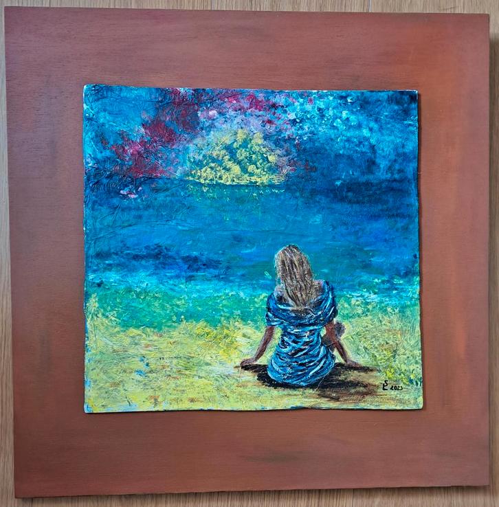 Galerij met moderne/abstracte portretten, Antiek en Kunst, Kunst | Schilderijen | Modern, Ophalen of Verzenden