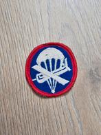 US WW2 French made paratrooper cap patch rare!, Ophalen of Verzenden