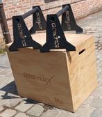 Parallettes + Plyo Box Crossmaxx, Sport en Fitness, Ophalen, Gebruikt, Benen