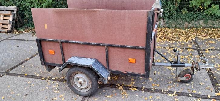 Aanhangwagen 750kg torsie enkel as goede staat, Auto diversen, Aanhangers en Bagagewagens, Gebruikt, Ophalen