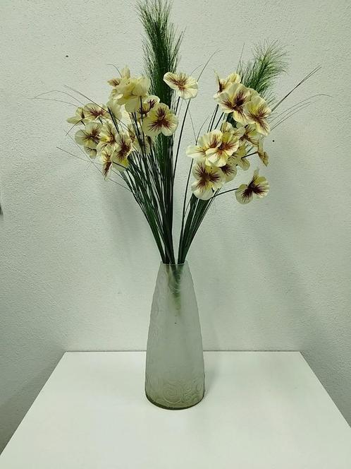 Matte vaas, Huis en Inrichting, Woonaccessoires | Vazen, Zo goed als nieuw, Overige kleuren, Minder dan 50 cm, Glas, Ophalen of Verzenden