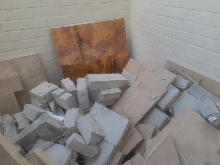 Uitgebroken schouwmantel, Doe-het-zelf en Bouw, Metselstenen, Gebruikt, Ophalen