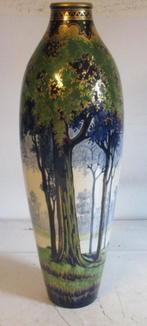 exceptionnel vase Boch keramis avec paysage 41, Antiquités & Art, Envoi