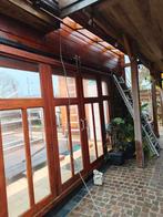 Houten schuifdeur met rail, Ophalen