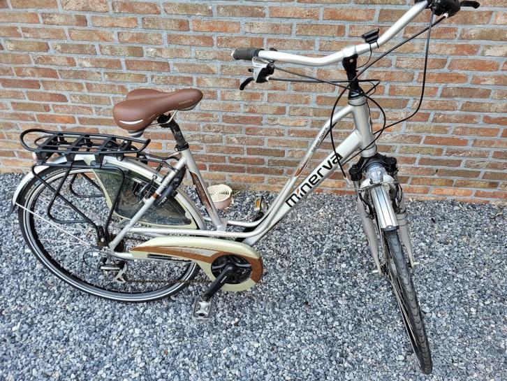 Velo femme Minerva City line silver spirit 28'', Fietsen en Brommers, Fietsen | Dames | Damesfietsen, Gebruikt, Overige merken