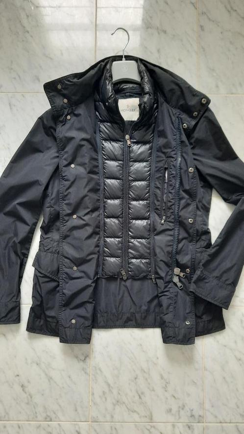 Moncler blauwe jas voor heren voor het tussenseizoen T 2 (48, Kleding | Heren, Jassen | Zomer, Gedragen, Maat 48/50 (M), Blauw