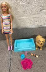 Barbie met hond en puppy’s, Ophalen, Zo goed als nieuw, Barbie