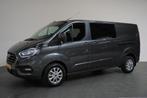 Ford Transit Custom 300 2.0 TDCI L2H1 Limited Dubbele Cabine, Auto's, Bestelwagens en Lichte vracht, 4 deurs, Stof, Euro 6, 4 cilinders