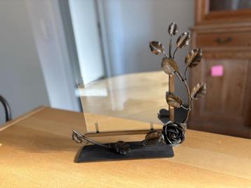 Mooie originele antieke art Deco fotokader in ijzersmeedwerk beschikbaar voor biedingen