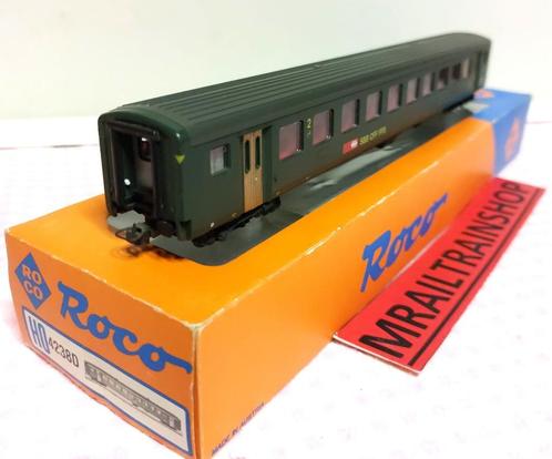 4238D ROCO HO - Zwitsers personenrijtuig 2e klasse OVP (C250, Hobby en Vrije tijd, Modeltreinen | H0, Gebruikt, Roco, Analoog