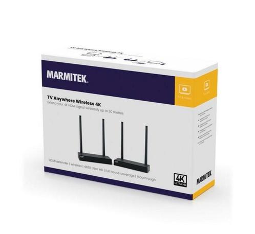 Marmitek TV Anywhere Wireless 4K met garantie, TV, Hi-fi & Vidéo, Lecteurs multimédias, Comme neuf, HDMI, Enlèvement ou Envoi