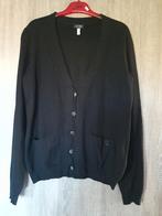 Zwarte cardigan Armani Jeans It 44/L, Armani Jeans, Zwart, Maat 42/44 (L), Ophalen of Verzenden