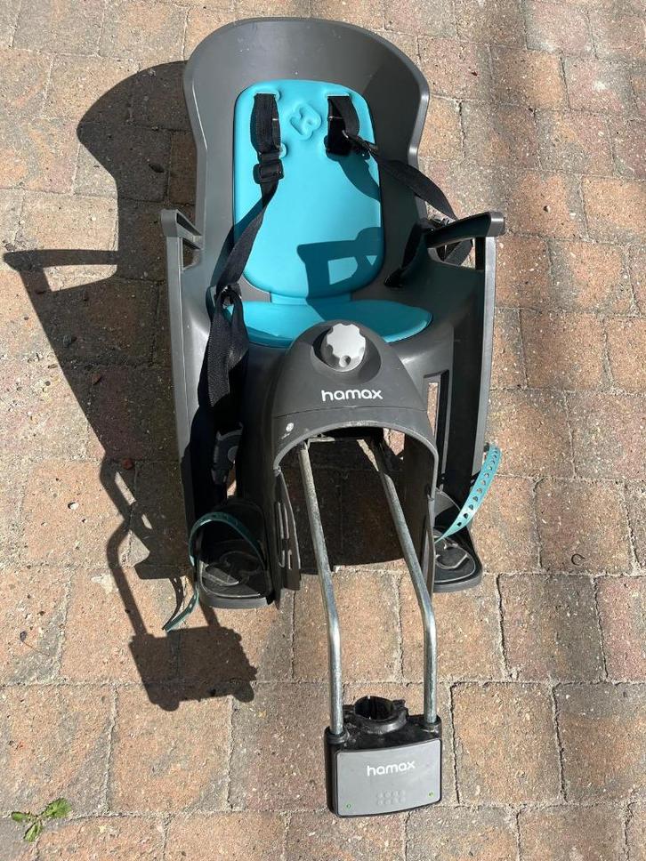 Kinderdrager voor de fiets Hamax Buddy, Fietsen en Brommers, Fietsaccessoires | Fietsstoeltjes, Gebruikt, Achterzitje, Ophalen