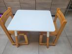 Kindertafel met stoeltjes, Kinderen en Baby's, Kinderkamer | Tafels en Stoelen, Ophalen, Gebruikt