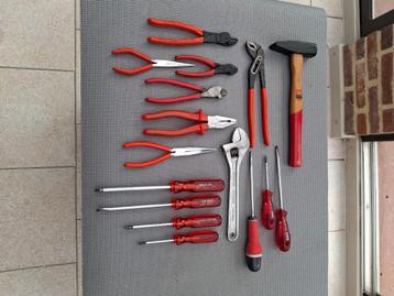 lotje professioneel gereedschap facom,knipex,sandvik beschikbaar voor biedingen