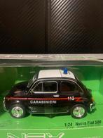 Miniature Fiat 500 Carabinieri 1/24, Enlèvement ou Envoi, Comme neuf
