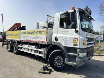 DAF CF 85.460 6x2 LIFT+LENK ACHSE + KRAN PALFINGER PK 18500, Auto's, Vrachtwagens, Automaat, Euro 5, 460 pk, Overige kleuren