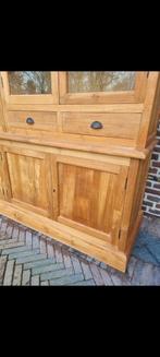 2 x Buffet/vitrine en teck LIVRAISON GRATUITE, Enlèvement ou Envoi, Comme neuf