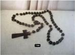Mooie Lange Houten Paternoster / Rozenkrans, Antiek en Kunst, Ophalen of Verzenden