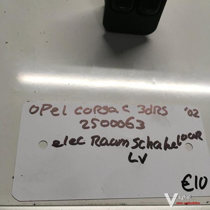 Opel Corsa C 1.2B 3 drs 2002 Wagennr 2500063 Raamschakelaar, Auto-onderdelen, Dashboard en Schakelaars, Gebruikt, Ophalen of Verzenden