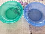 Tupperware serveerkommen 2x, Ophalen, Zo goed als nieuw, Blauw