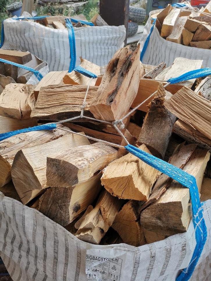 droog brandhout eik - beuk  125€/bigbag m3, Hobby & Loisirs créatifs, Hobby & Loisirs Autre, Neuf, Enlèvement