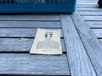 Oud kalenderblad 17 maart (vintage papier), Ophalen of Verzenden, Dagkalender, Gebruikt