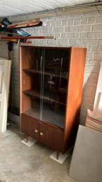 Bibliothèque vintage 1960 sicame, Ophalen, Glas, Annees 60, 50 tot 100 cm