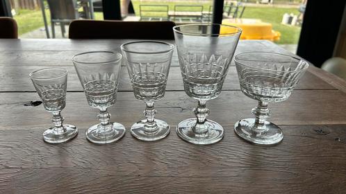 Glazen set (49 stuks), Verzamelen, Glas en Drinkglazen, Zo goed als nieuw, Ophalen