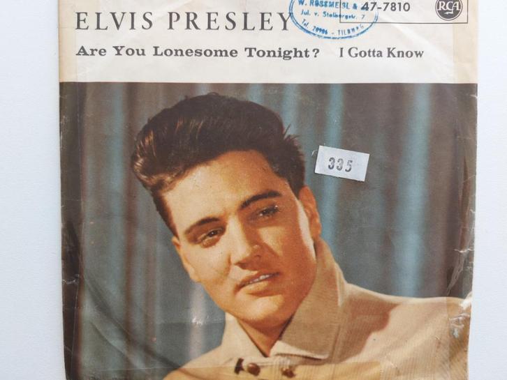 Elvis Presley-Are You Lonesome Tonight/I Gotta Know (1961), Cd's en Dvd's, Vinyl Singles, Rock en Metal, Ophalen of Verzenden