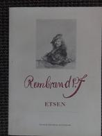 Rembrandt etsen, tentoonstelling Boymans Rotterdam 1950, Verzenden, Gelezen, Grafische vormgeving