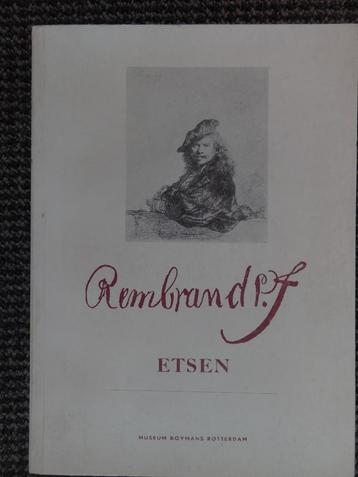 Rembrandt etsen, tentoonstelling Boymans Rotterdam 1950 beschikbaar voor biedingen