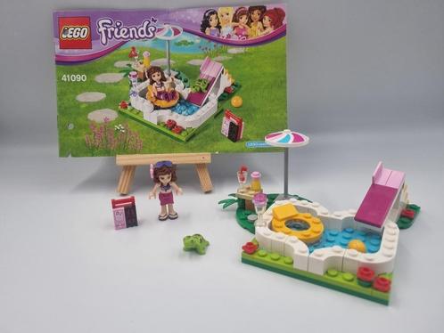 Lego Friends 41090 La piscine du jardin d'Olivia, Enfants & Bébés, Jouets | Duplo & Lego, Comme neuf, Lego, Ensemble complet, Enlèvement ou Envoi