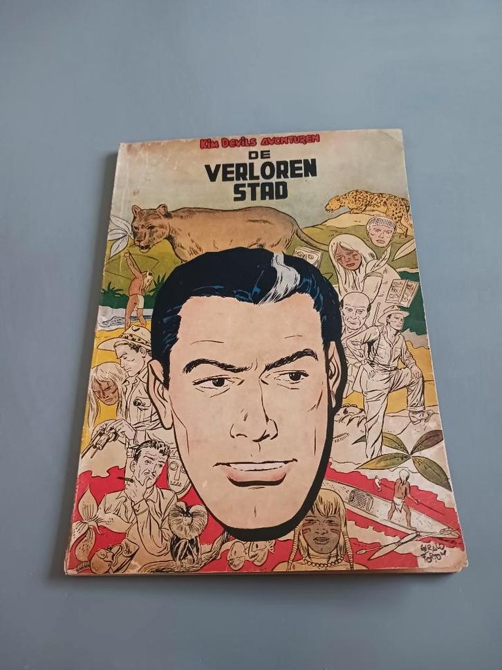 Kim Devil, de Verloren Stad, 1ste druk, goede staat, Boeken, Stripverhalen, Gelezen, Eén stripboek, Ophalen of Verzenden