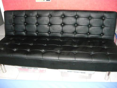 Zetelbed in goede staat. Kleine prijs: 95 euro!, Huis en Inrichting, Slaapkamer | Slaapbanken, 100 cm, 190 cm of minder, Zwart
