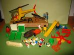 playmobil années 70 : hélicoptère + chambre + aire de jeux +, Utilisé, Enlèvement ou Envoi, Playmobil en vrac