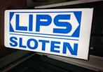 Grote en dubbelzijdige lichtbak reclame Lips Sloten 🔐🔑, Ophalen, Zo goed als nieuw, Lichtbak of (neon) lamp